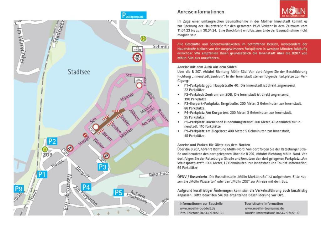Zentral Gelegenes Ferienzimmer Moellner Seestrasse Exterior photo